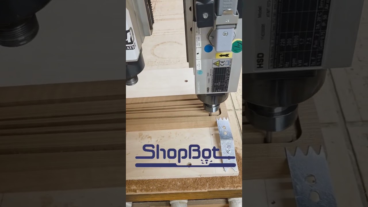 Cutting out a neck using the ShopBot CNC by @shopbottools  👍🏻 #splawnguitars #guitar #guitarist