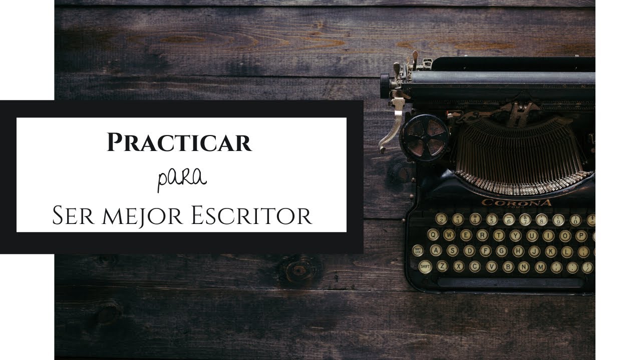 MEJORA como ESCRITOR | Cómo PRACTICAR y encontrar TU VOZ como escritor | Cómo escribir un libro