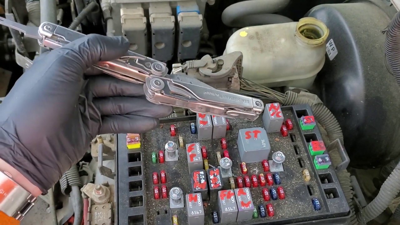 2002 Chevy Trailblazer Starter Relay, Starter Fuses & Circuit Explained