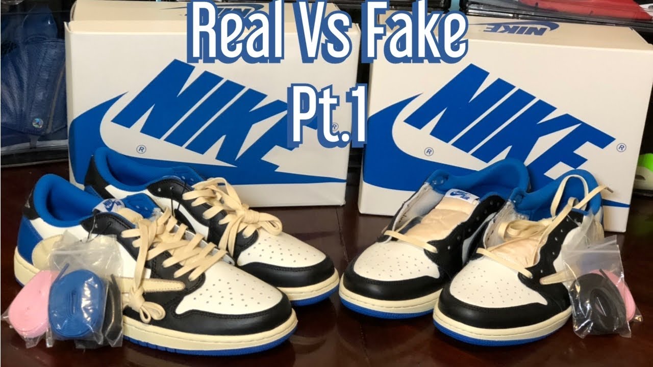 Air Jordan 1 Low Travis Scott/Fragment Design. Обзор оригинала против подделки, часть 1