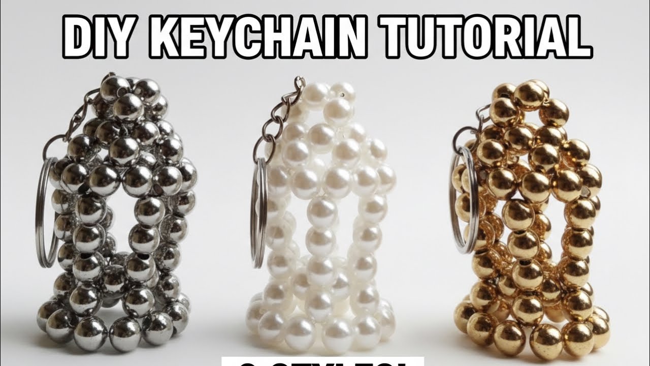 DIY Beaded Keychain Tutorial | 3 Stunning Styles You Can Make at Home!