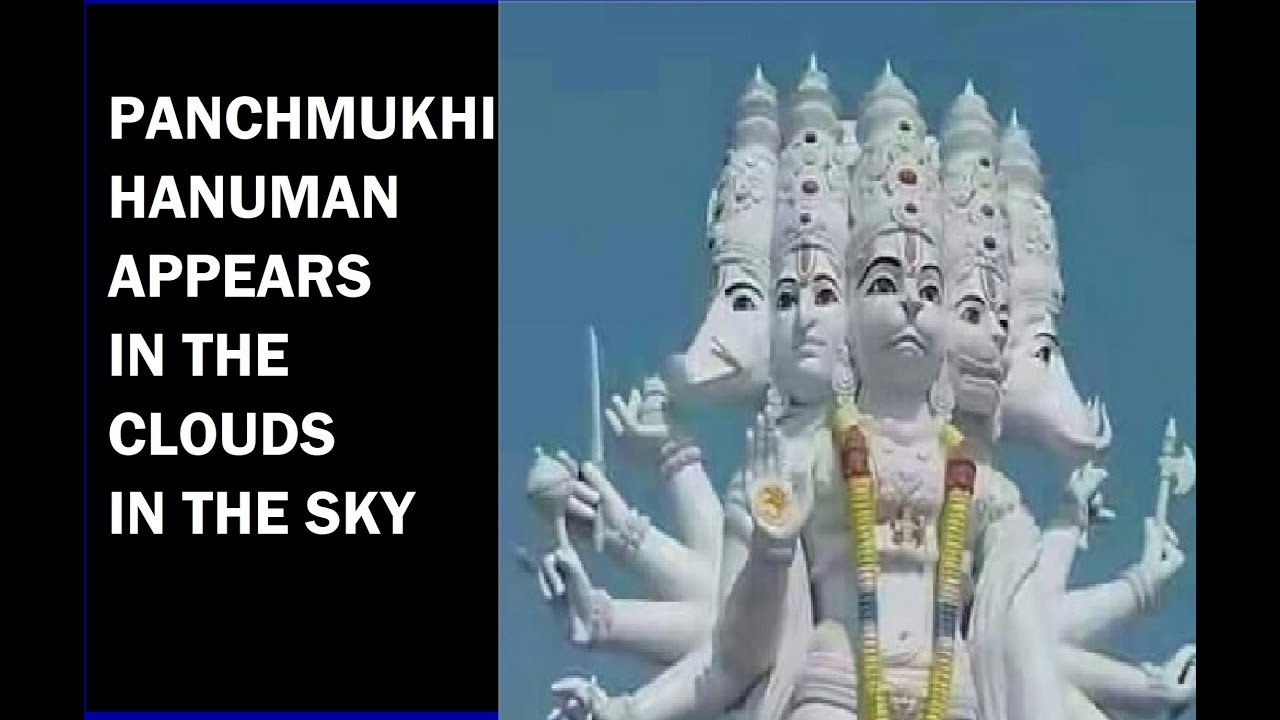 PANCHMUKHI HANUMAN APPEARS IN SKY