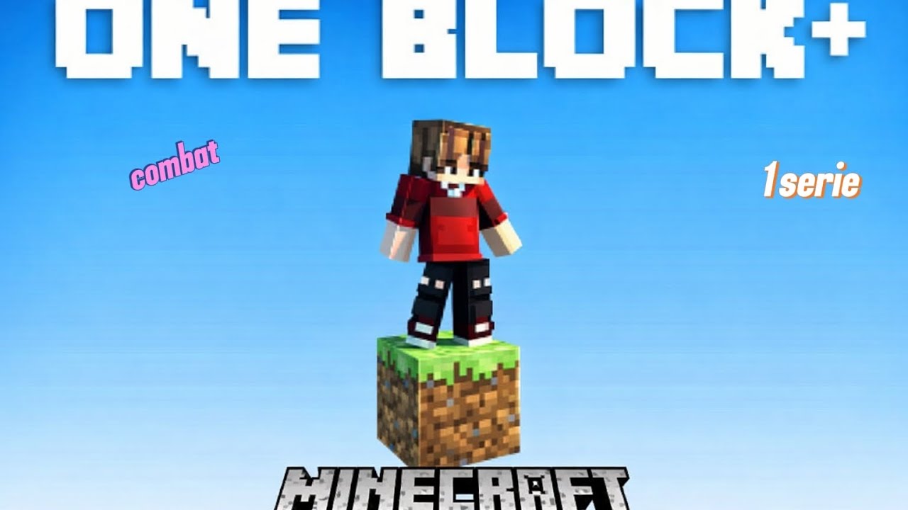 Битва на одном блоке в Minecraft 1 серия. One Block Battle in Minecraft  1 serie. #minecraft