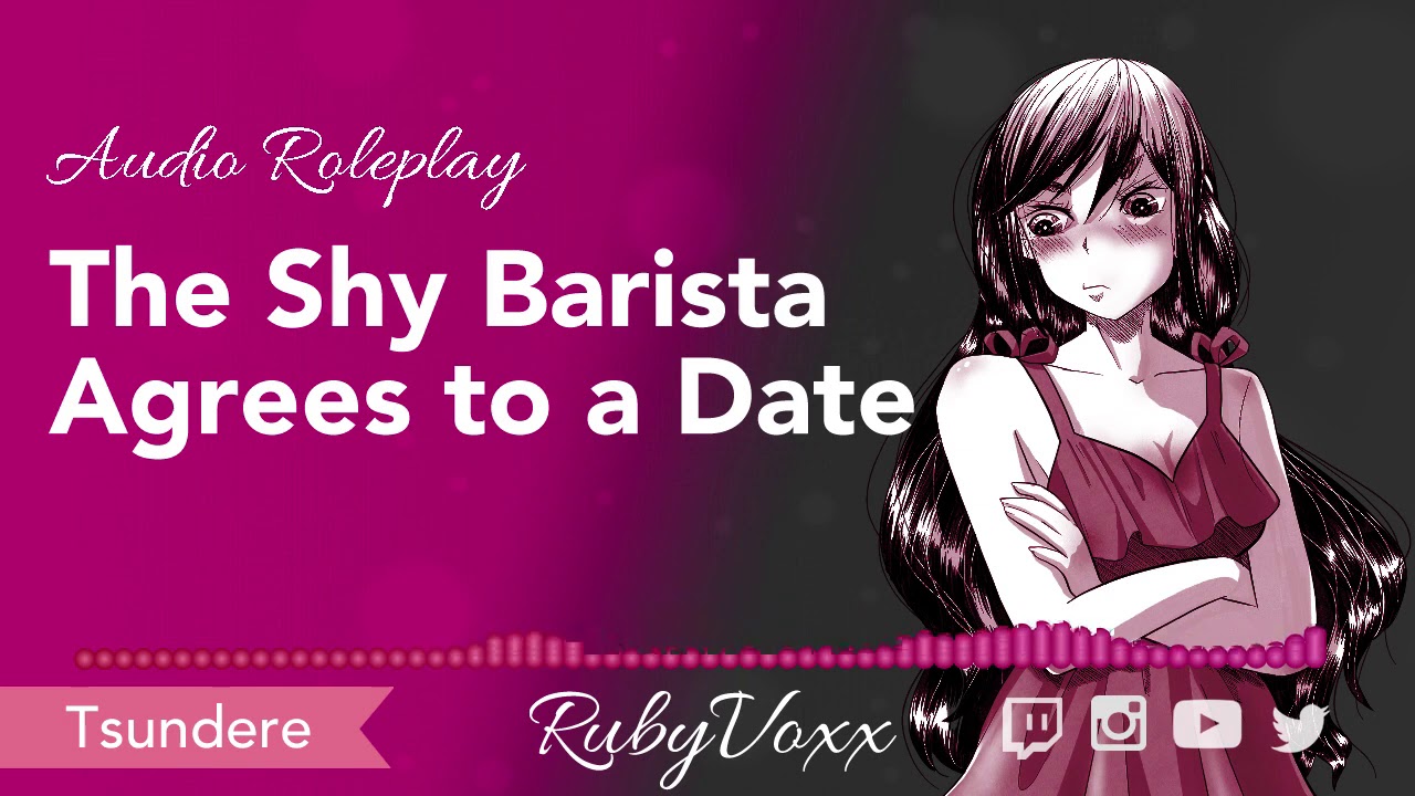 Shy Barista Agrees to a Date || Tsundere Friends to Lovers Role-play || super cute, awkward girl