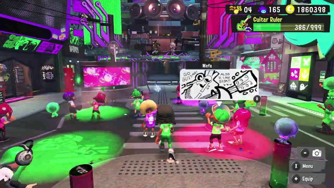 Splatoon 3: Inkopolis Square Splatfest Day 2 (Drums vs Guitar vs Keyboard)