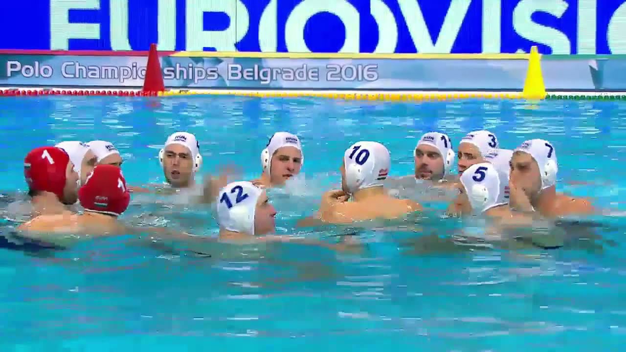 Hungary vs Croatia - Waterpolo Euro Champ. 2016 - Men 1/4 Finals
