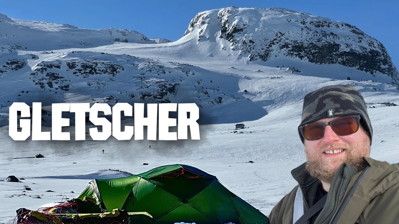 Wir zelten 🏕️ am GLETSCHER - LEMMINGE AM ZELT! #expedition #norway