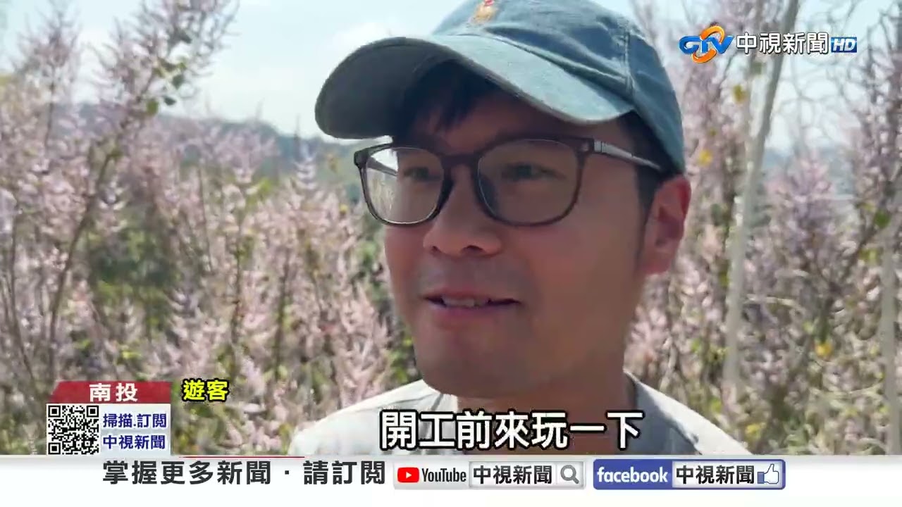 日月潭水煙奇景美如仙境 8千坪粉紫花海大爆發│中視新聞 20260224