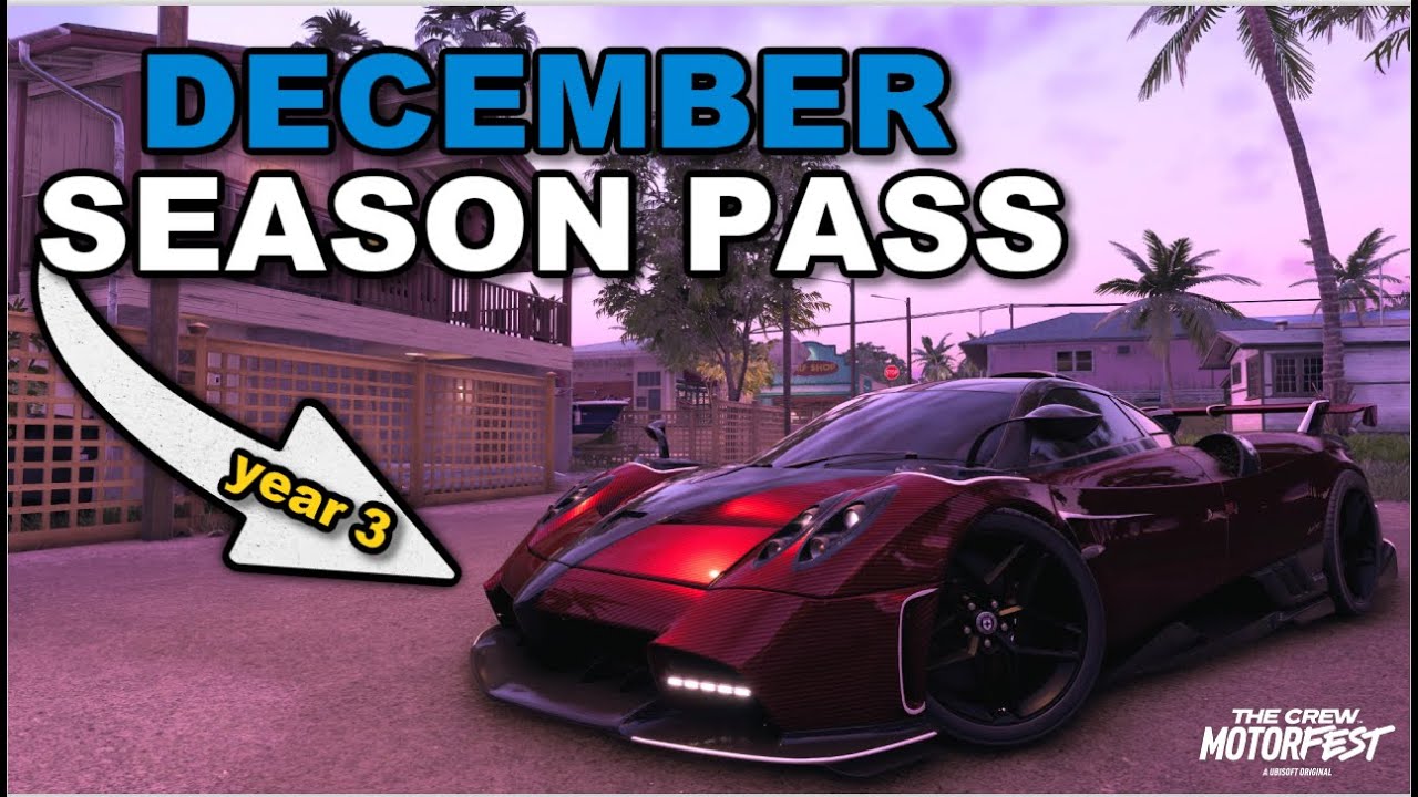 DECEMBER Year 3 Season Pass Cars Customization -  The Crew Motorfest