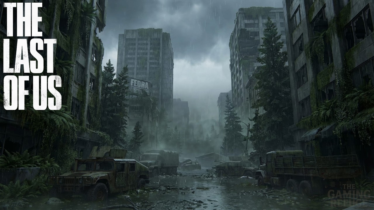 TLOU Rainy Ambience 🌿 | Abandoned FEDRA Checkpoint