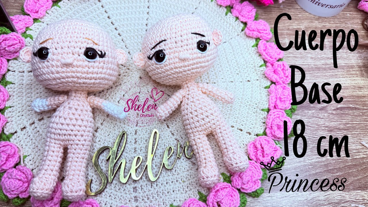 Cuerpo Base Amigurumi 18 cm | Tutorial Crochet Paso a Paso
