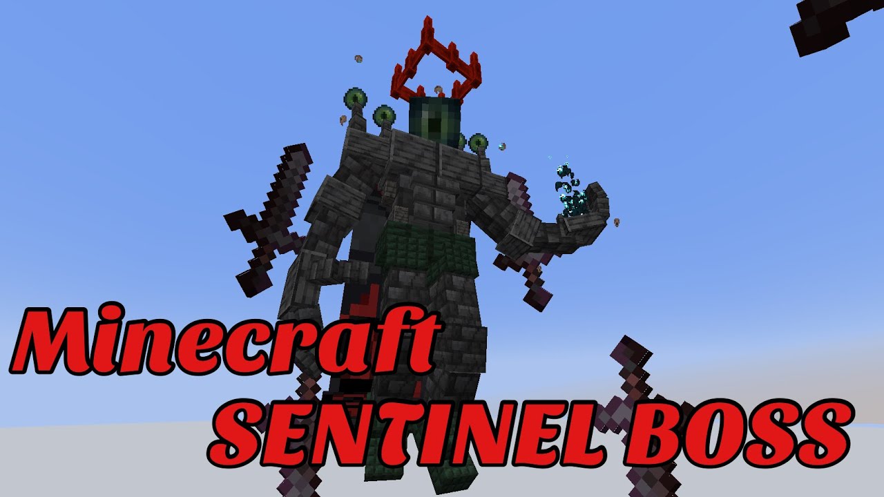 SENTINEL BOSS nur mit Command Blocks erschaffen!?