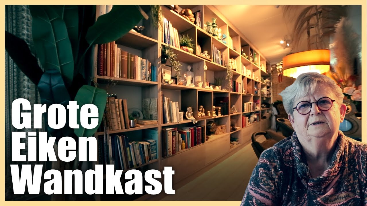 Grote eiken wandkast | Maatwerk | Boekenkast maken | Westra | Burgum