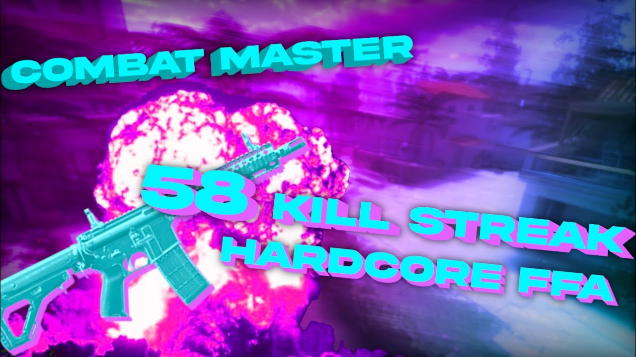 INSANE 58 Kill Streak in HARDCORE FFA (Combat Master)
