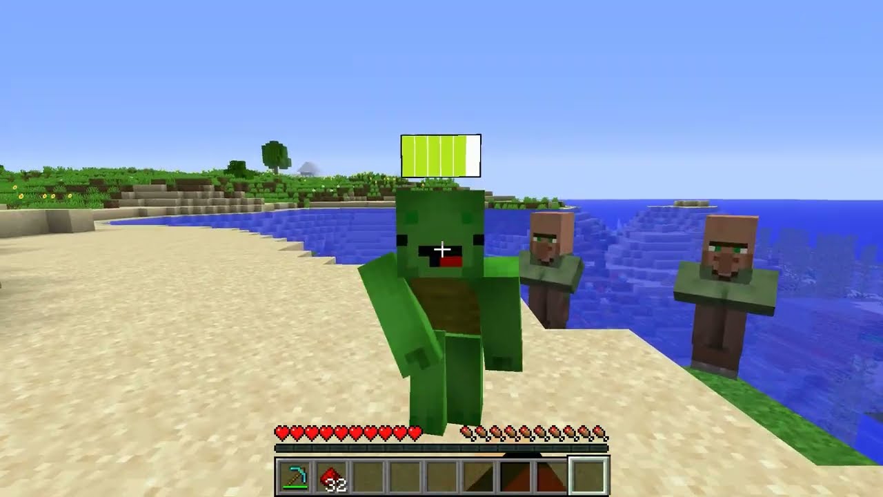 У Майки и Джей-Джея низкий заряд батареи в Minecraft (Maizen)