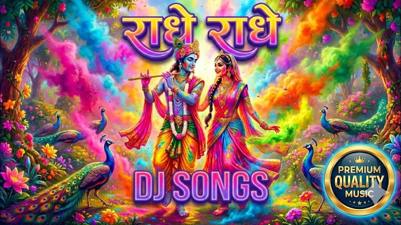 Radhe Radhe DJ Songs | Holi Psy Trance Mix | 8D Audio Left-Right | Divya Beat