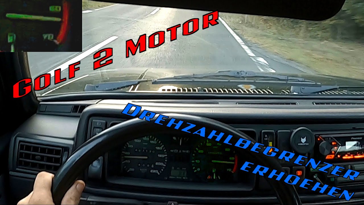 Golf 2 Motor RP Drehzahlbegrenzer erhöhen
