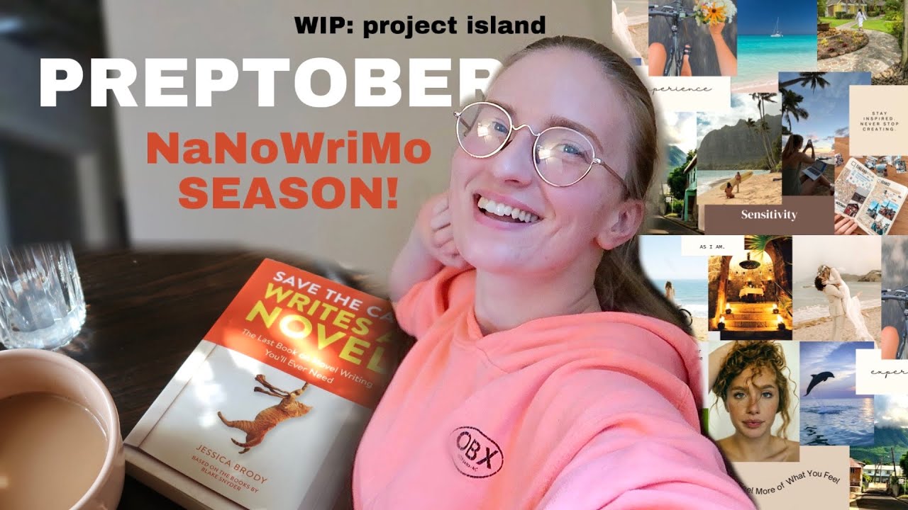 PREPTOBER VLOG | planning for NaNoWriMo as a plantser, WIP project island, novel prep in Notion