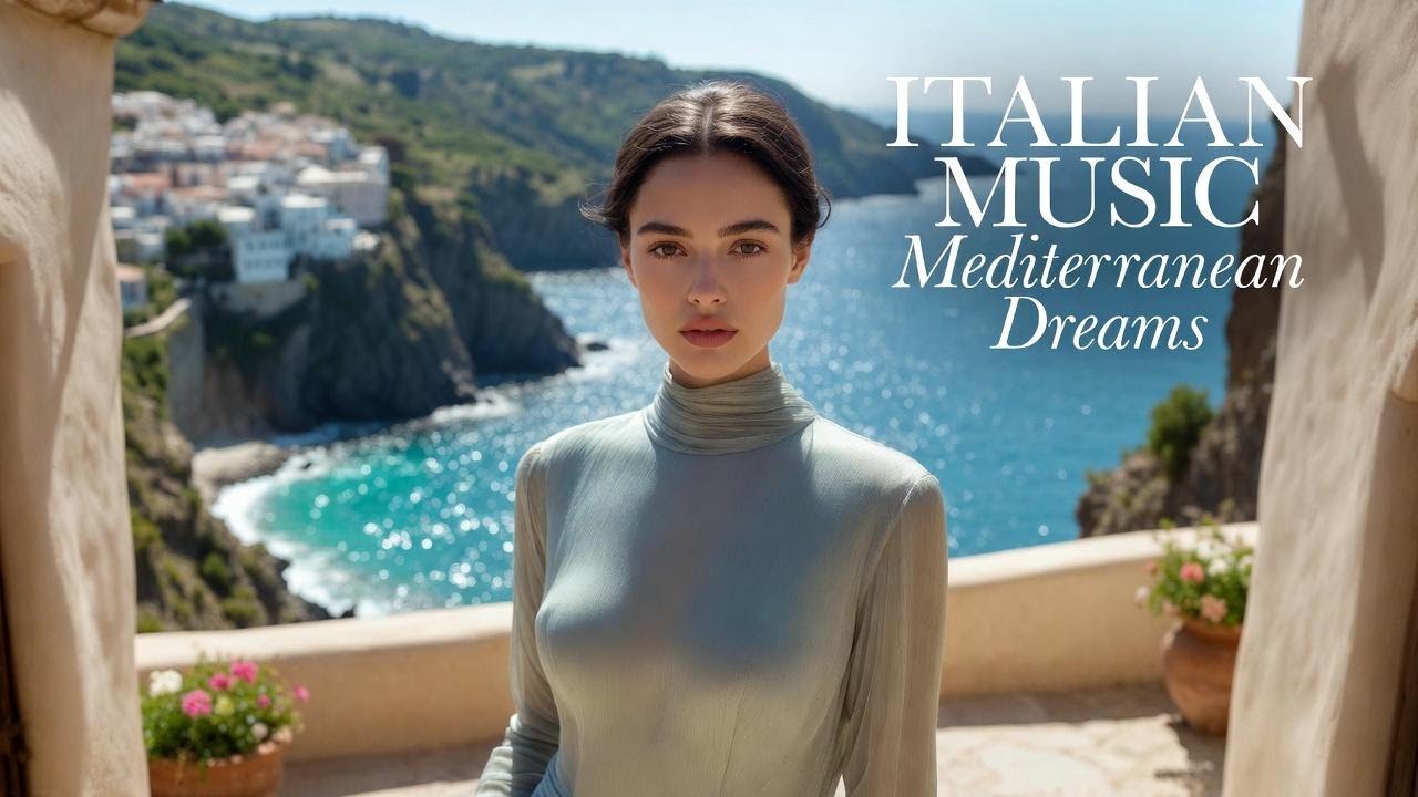 Italian Vibes & Mediterranean Relaxing Escape 🎶 Amalfi Coast 4K | Dolce Italia Music