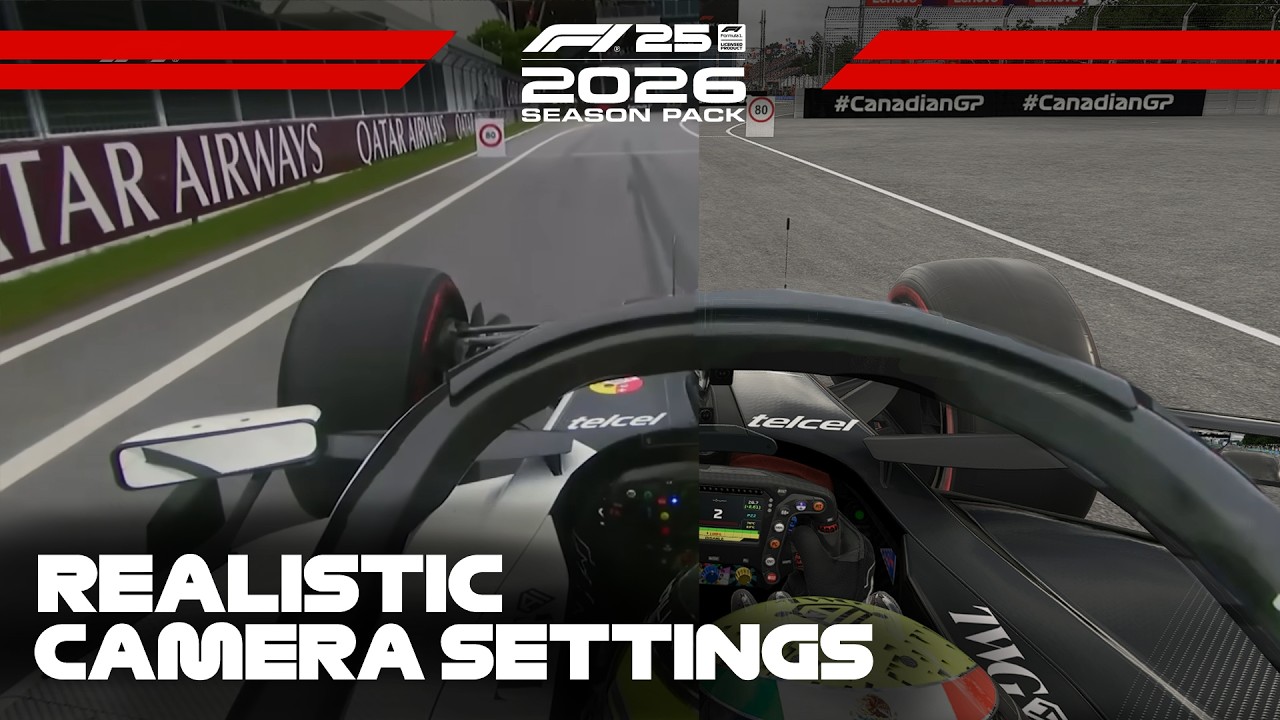 F1 26 DLC Realistic Camera Settings