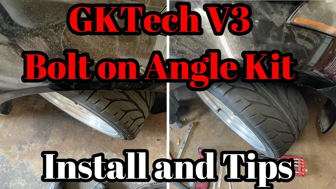 Installing the GKtech V3 Bolt on angle kit for a 350Z/G35