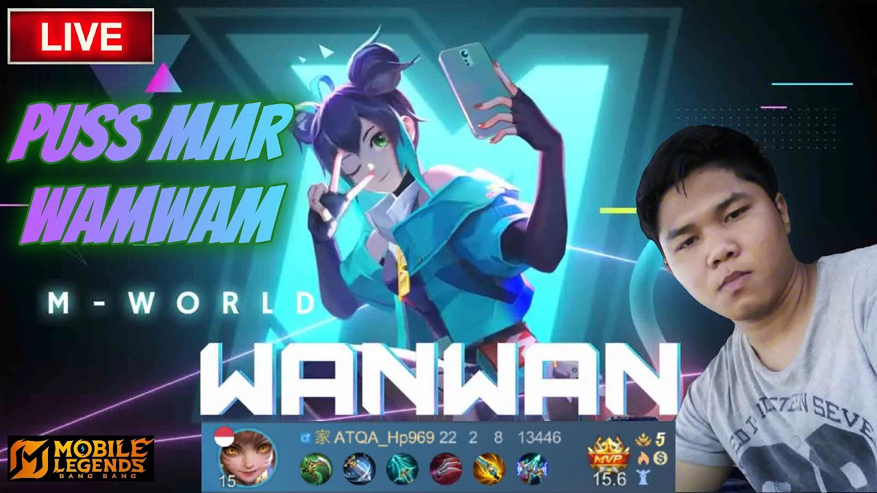 🔴SOLO RANK MEMBAWA KE GILAAN #livestream #mlbb #gaming