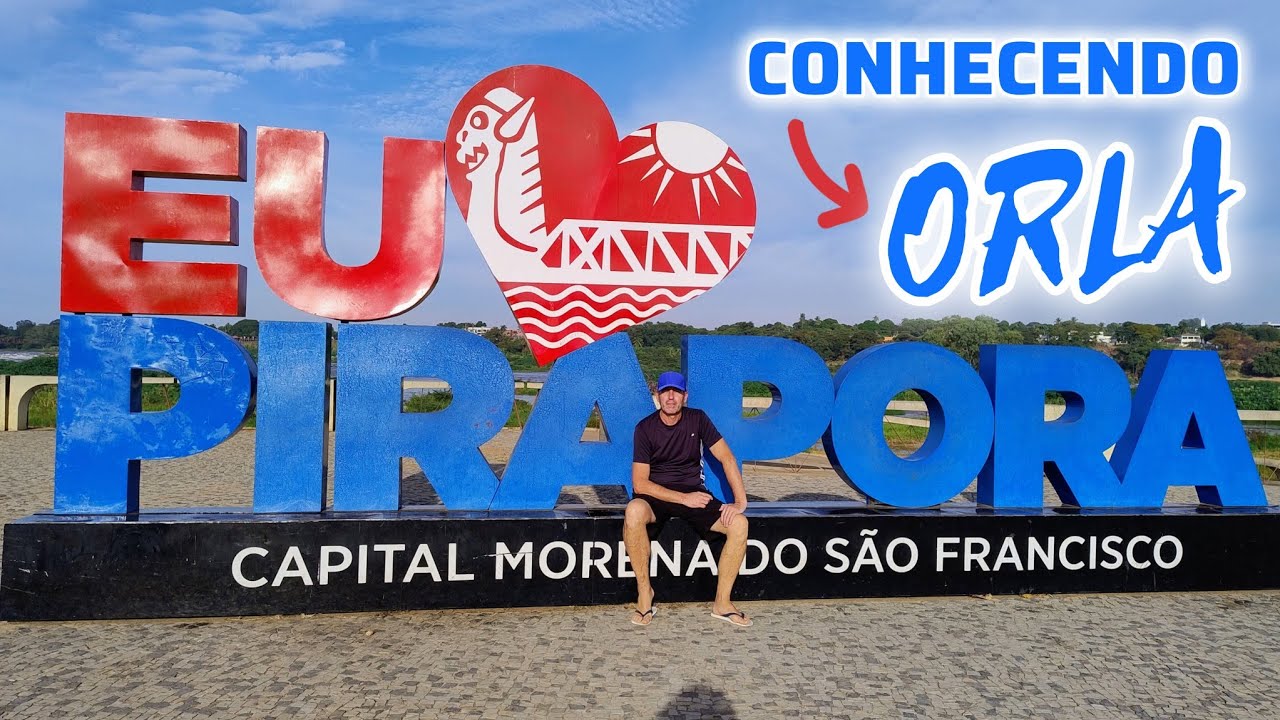 CIDADE DE PIRAPORA - MG # ORLA DO RIO SÃO FRANCISCO (VELHO CHICO) #viagem  #piraporamg