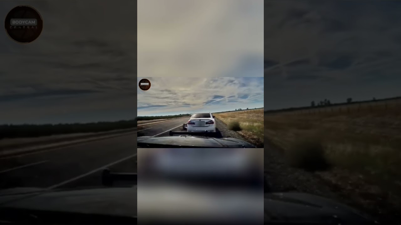 Cop Ambushed! Roadside Gunfight Caught on Camera! (Intense Bodycam)