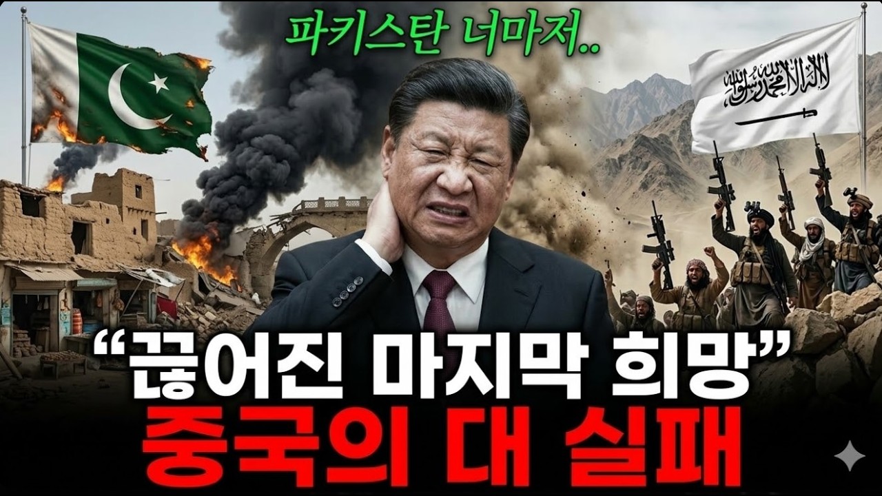 중국, 85조 날리고 원유수입의 마지막 숨통마저 끊긴다. 파키스탄vs아프간 전쟁