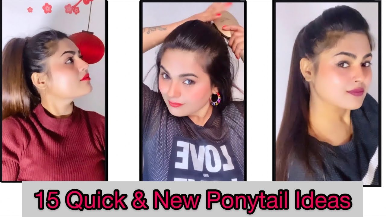 15 New And Quick Ponytail For Teenagers  #ponytails #ponytail #hairstyle #ponytailideas