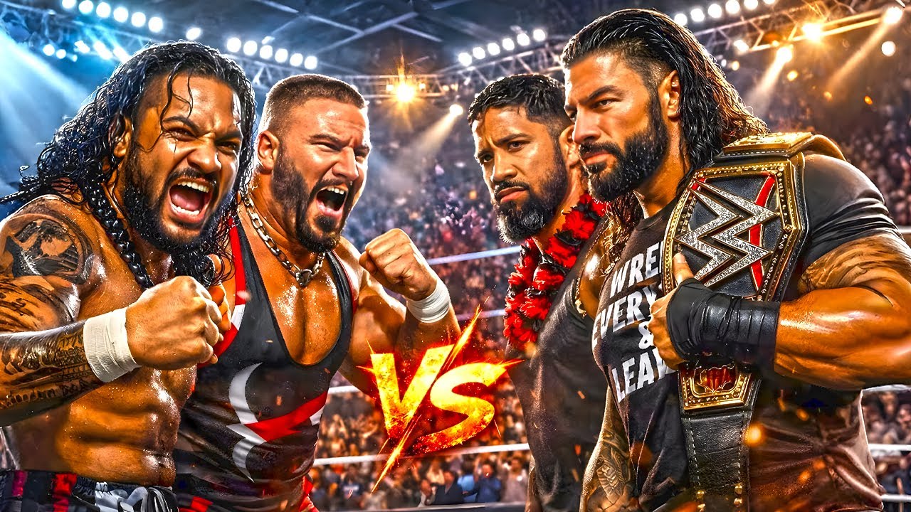 WWE Roman Reigns & Jey Uso vs Jacob Fatu & Bron Breakker Full Match 2026