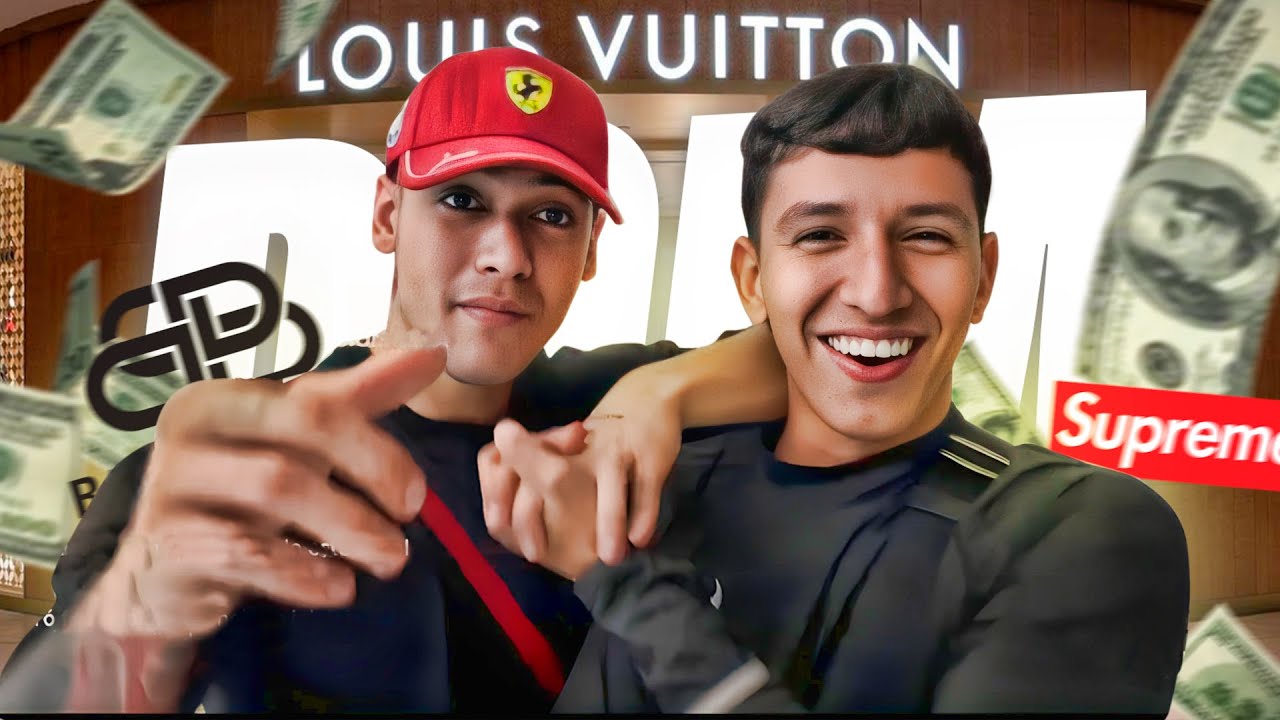 COMPRANDO ROPA DE LUJO CON LEANDRO🤑
