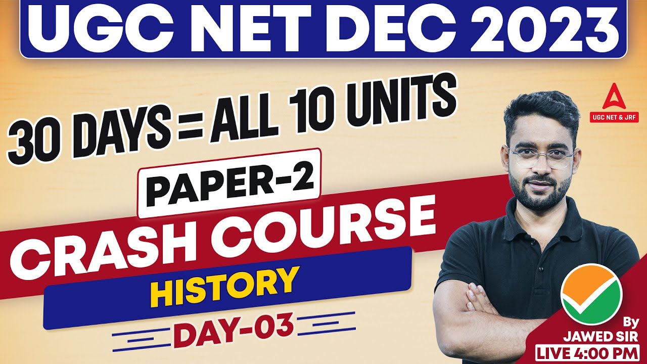 UGC NET History Classes #4 | UGC NET History By Jawed Sir