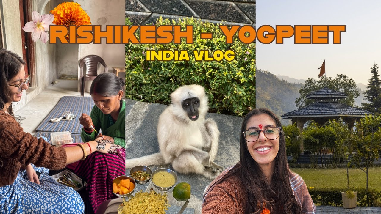 ÍNDIA VLOG: Escola de Yoga em Rishikesh | Margarida Almendra