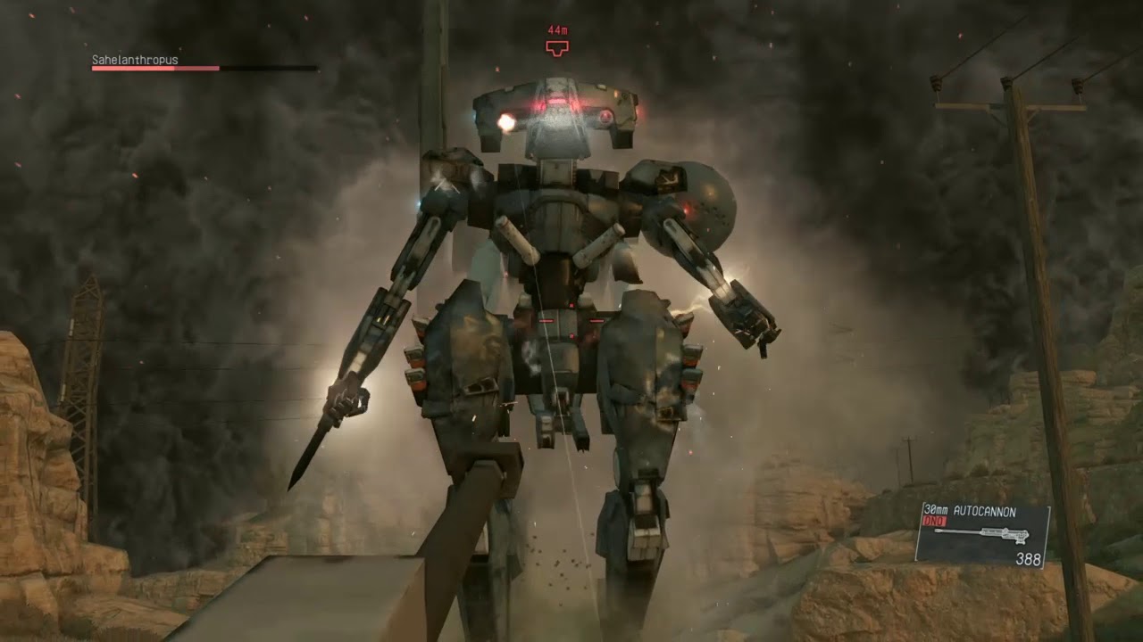 MGS V: Derrotar al sahelanthropus en menos de 2 minutos