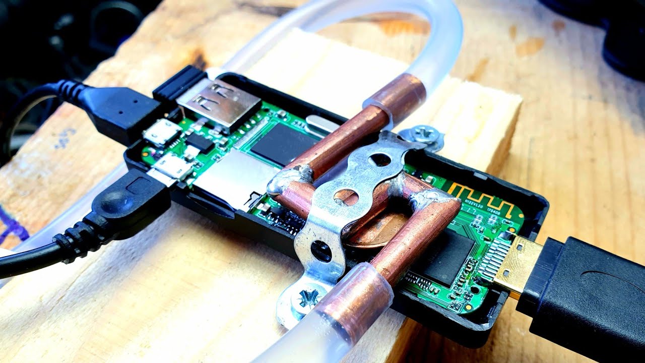 Water Cooling Mini PC that is made at home for free