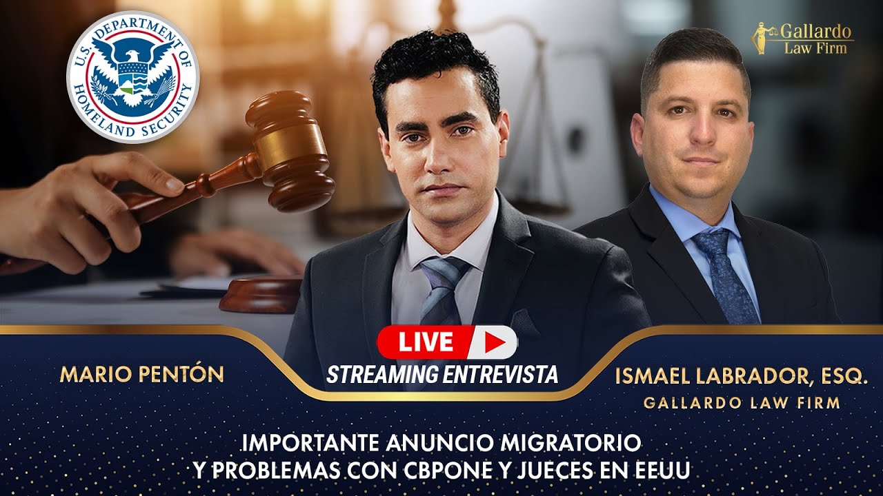 Importante anuncio migratorio y problemas con CBPOne y jueces en EEUU