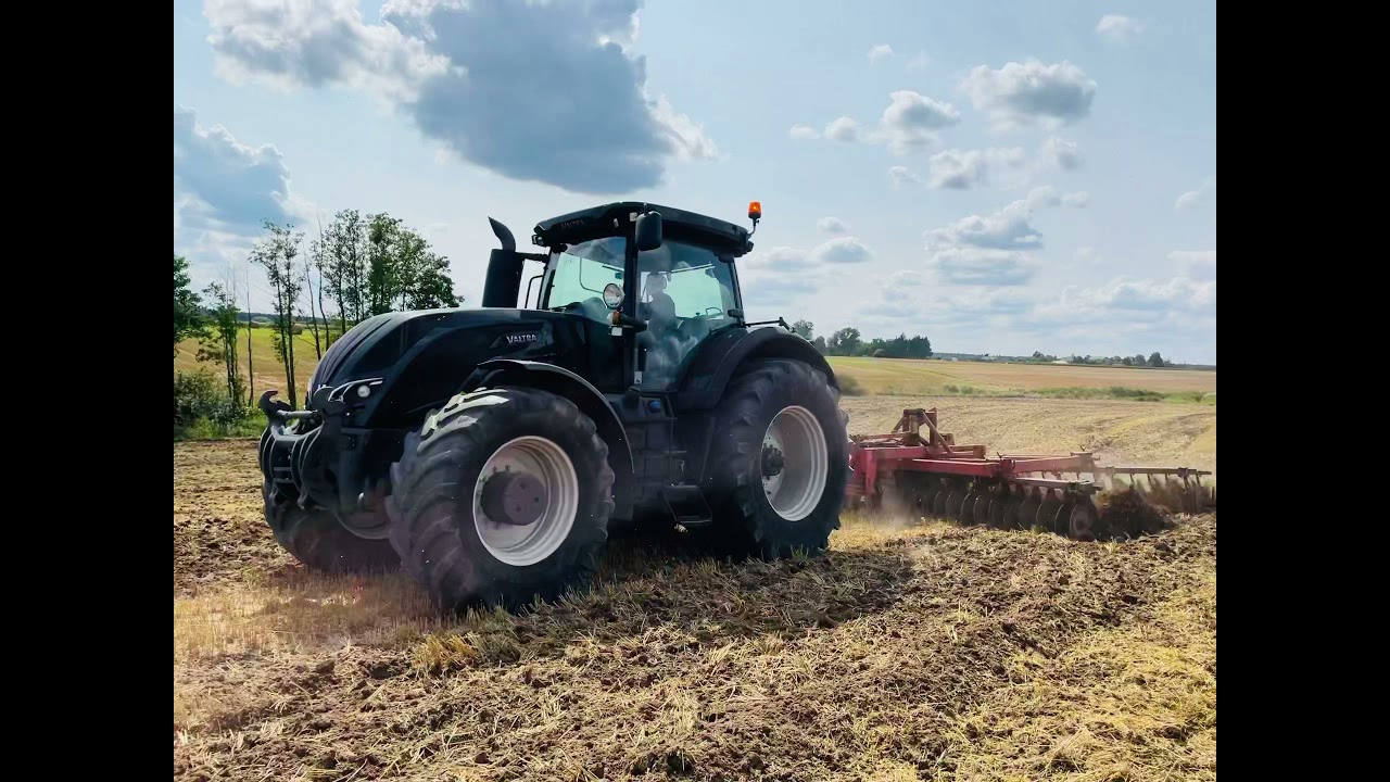 Valtra S374 z talerz&oacute;wką 6 metr&oacute;w Jean de Bru *PESTROL MASZYNY ROLNICZE*
