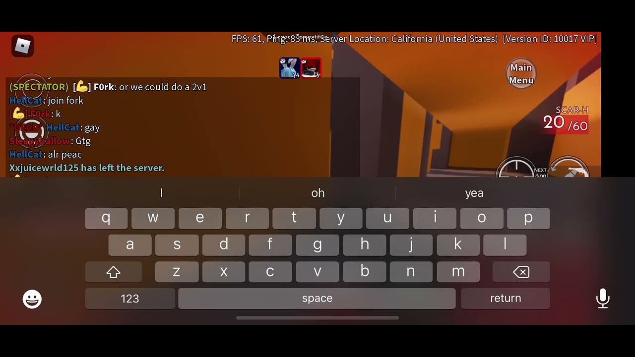 annoying mobile arsenal glitch