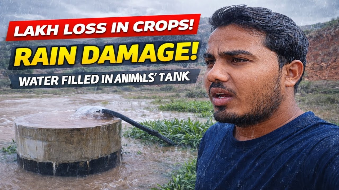 तूफानी बारिश ने डुबो दी फसल! 😭 लाखों का नुकसान | खेतों में तबाही का मंजर