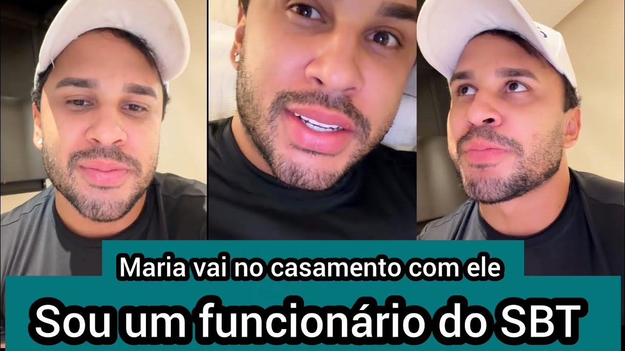 Lucas Guimarães esclarece de novo que é funcionário do SBT e segue uma agenda deles - Mais Folgas 