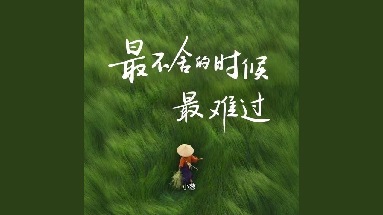 最不舍的时候最难过 (伴奏)