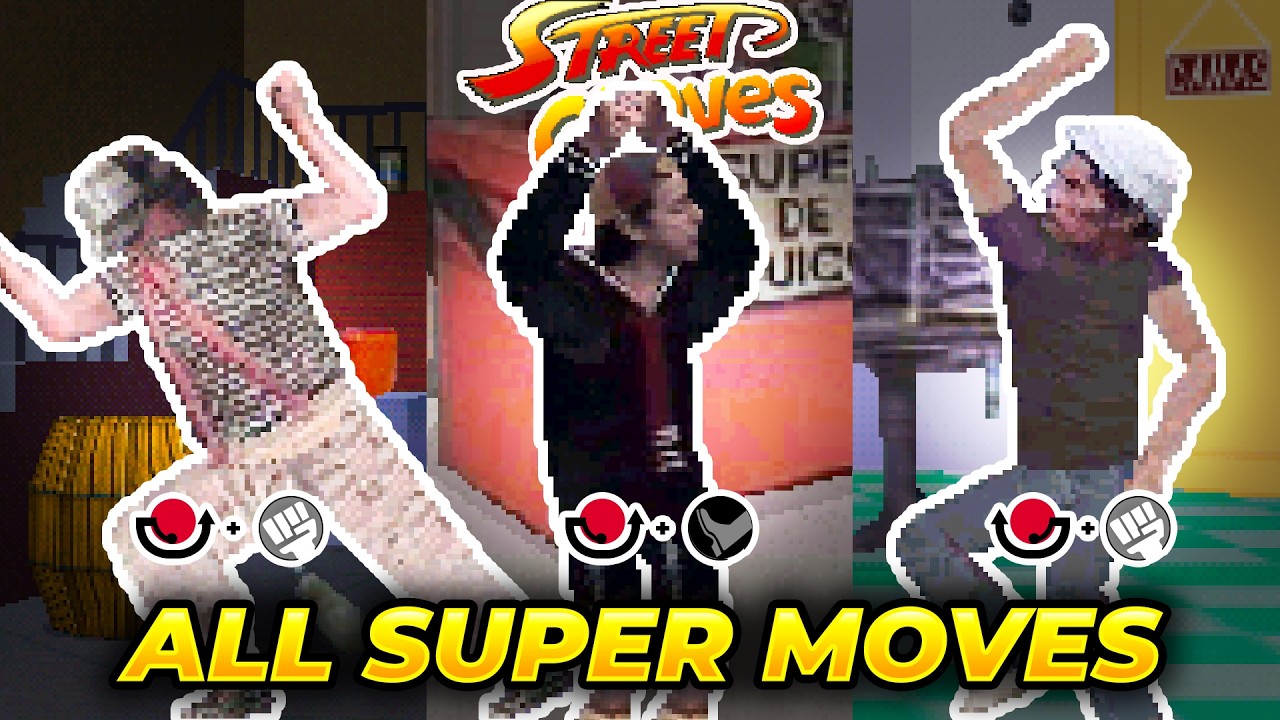 ALL SUPER MOVES TUTORIAL - Street Chaves: O Lutador da Vila