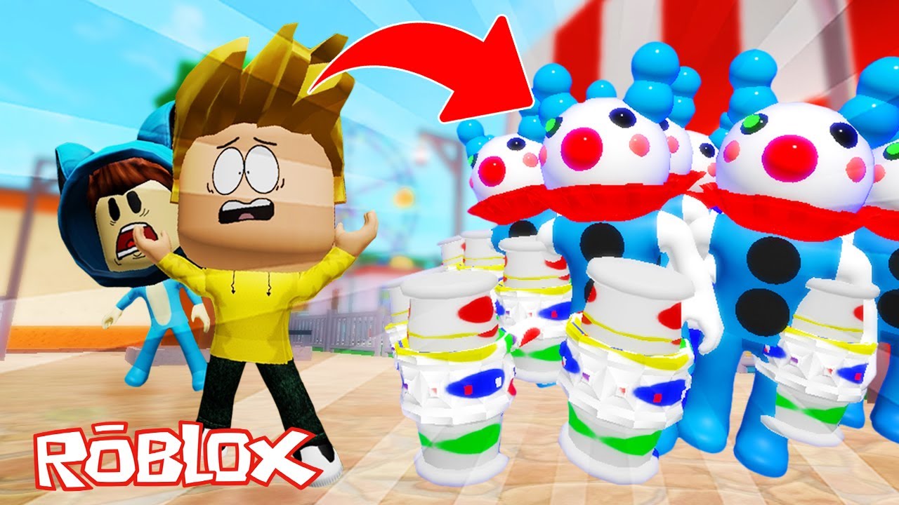 ¡¡EL ATAQUE DE UN MILLON DE PAYASOS ASESINOS!! PIGGY .EXE ROBLOX 💙💚💛 BEBE MILO VITA ADRI 😍 AMIWITOS