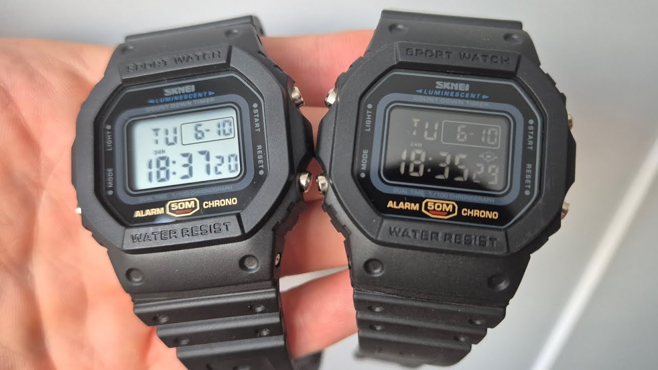 Лучшие часы для спортзала за 6 долларов [Skmei 1628 G-shock homage]