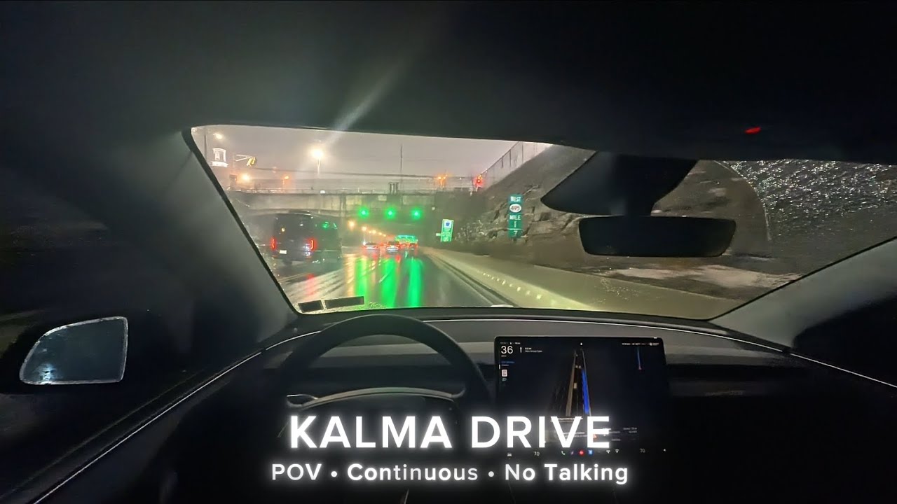 Kalma Drive #5 — Gentle Momentum | POV Night Drive • No Talking