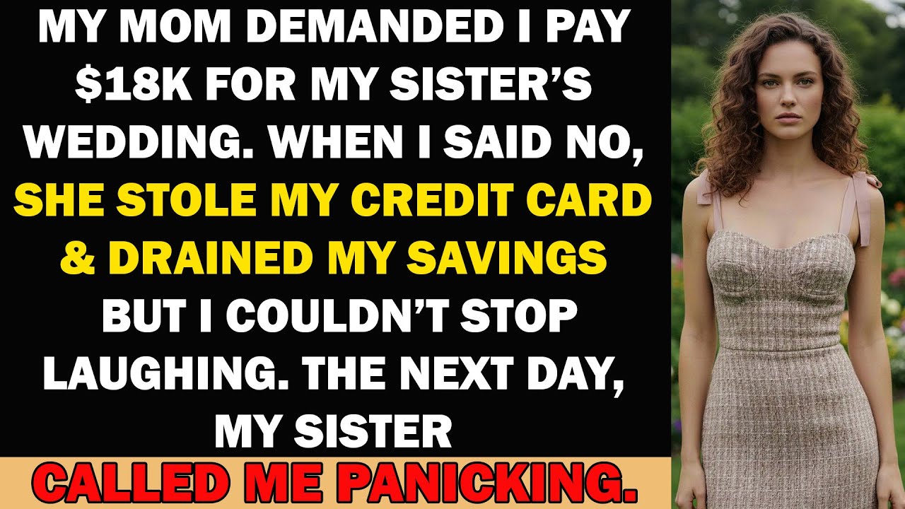My Mom Demanded I Pay $18K For My Sister’s Wedding When I Said No She Stole My Credit Card & Drained