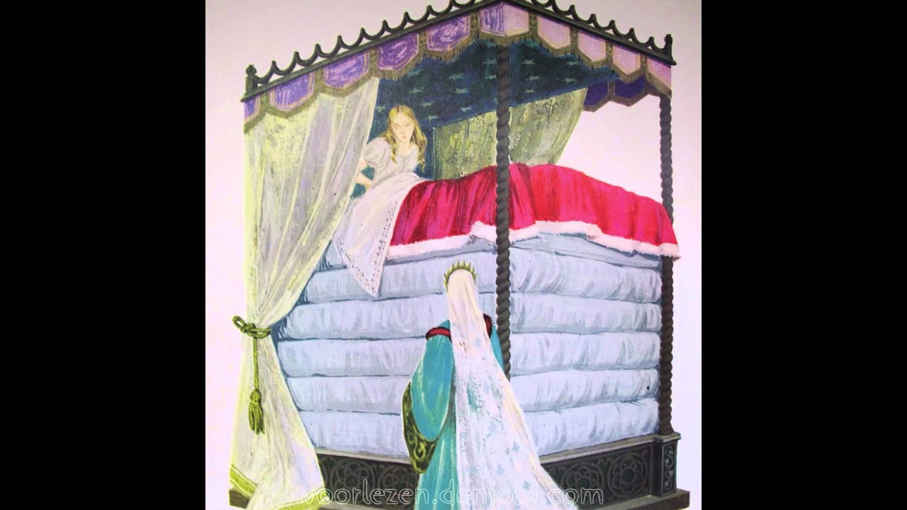 De Prinses op de Erwt - Sprookje van H.C. Andersen met plaatjes