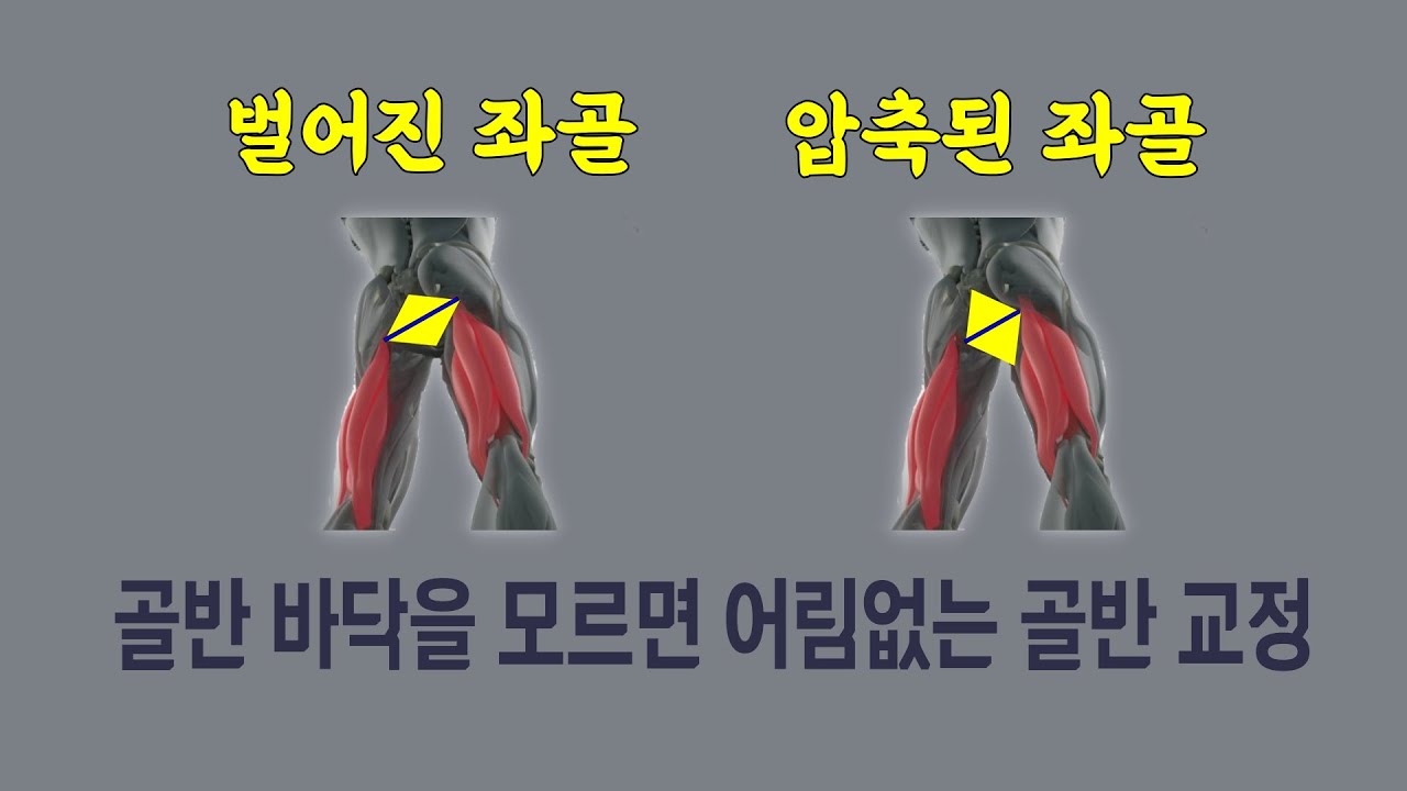 [마름모코어 시즌 1-304] 골반바닥 균형 / 좌우 정중앙을 향해 압축된 좌골과 골반 교정 / 중력에 대입된 좌골로 누르고 바르게 앉기