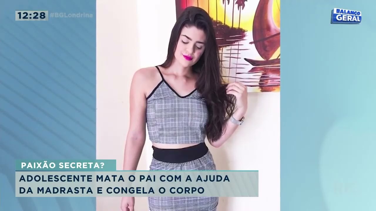 Adolescente mata o pai com a ajuda da madrasta e congela o corpo